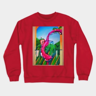 Strawberry Italian Wine Crewneck Sweatshirt